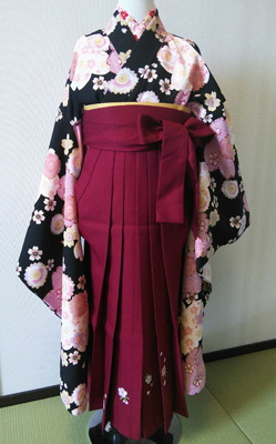 松山市　着付け　着物レンタル　七五三　7才　No4